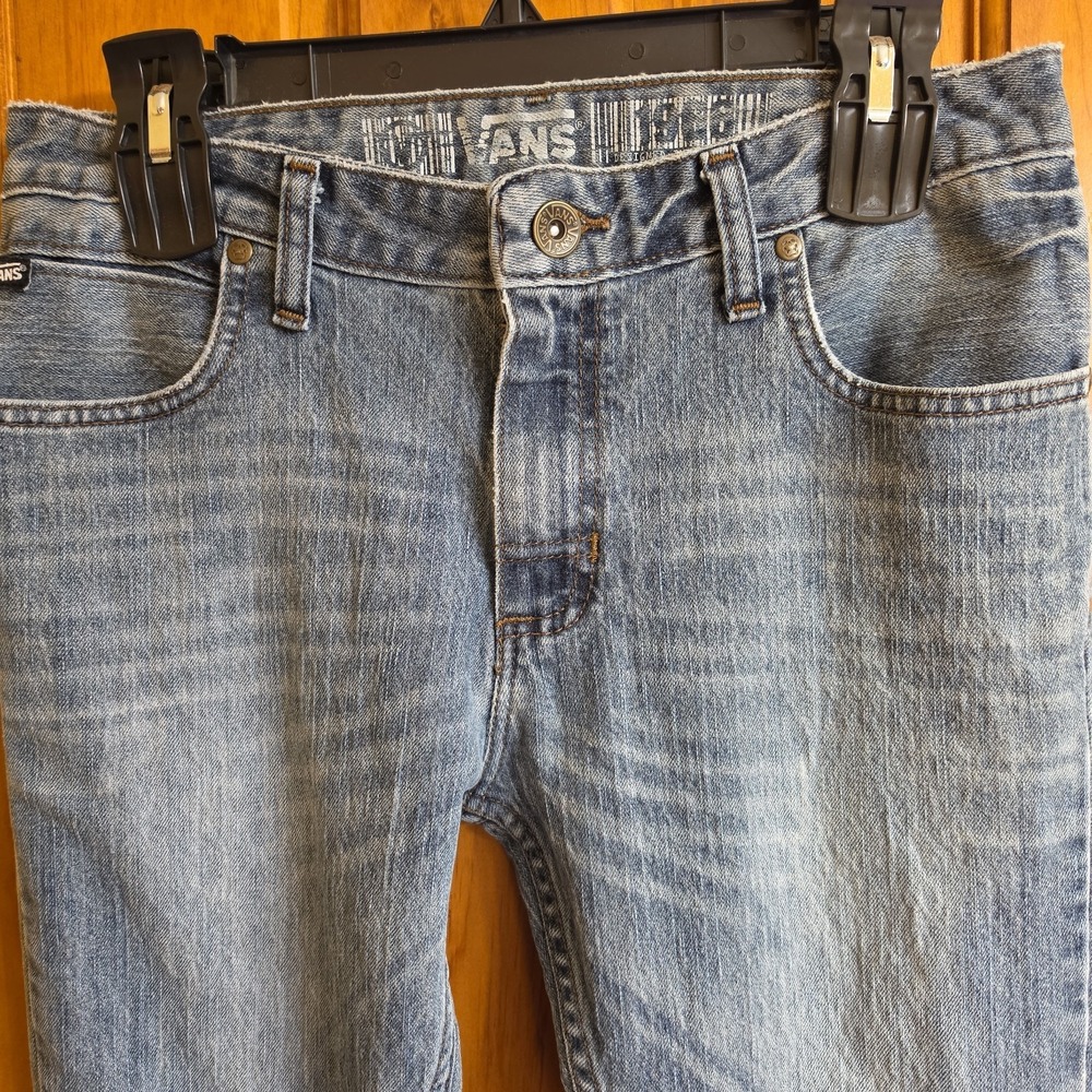Vans 18 Jeans Kids Blue Straight Leg Medium Wash Skate Denim Pants
